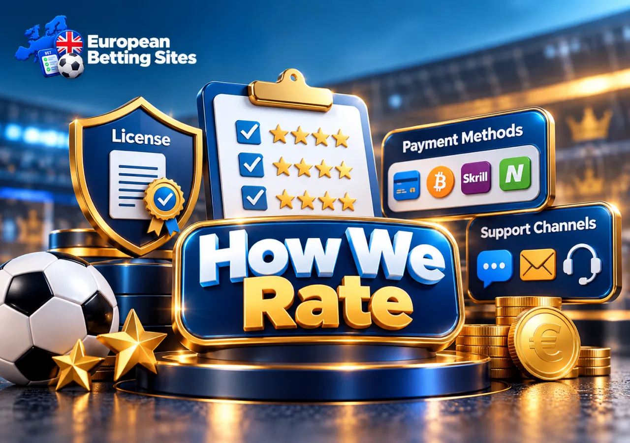 A bookmaker rating table compares betting sites by odds, payments, security and usability.